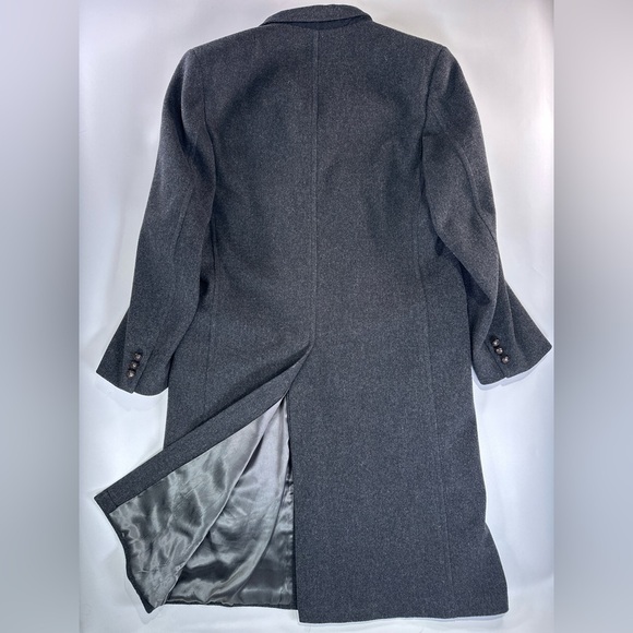 Stanton Wood USA Made Wool Overcoat Double Breasted Mens Large - Picture 4 of 16